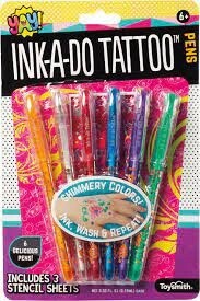 TS-90917: Ink-A-Do Tattoo Pens (4)- YAY