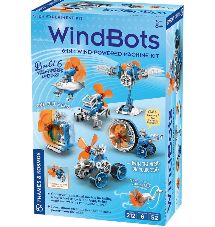 TK550047 WindBots: 6-in-1 Wind-Powered Machine Kit