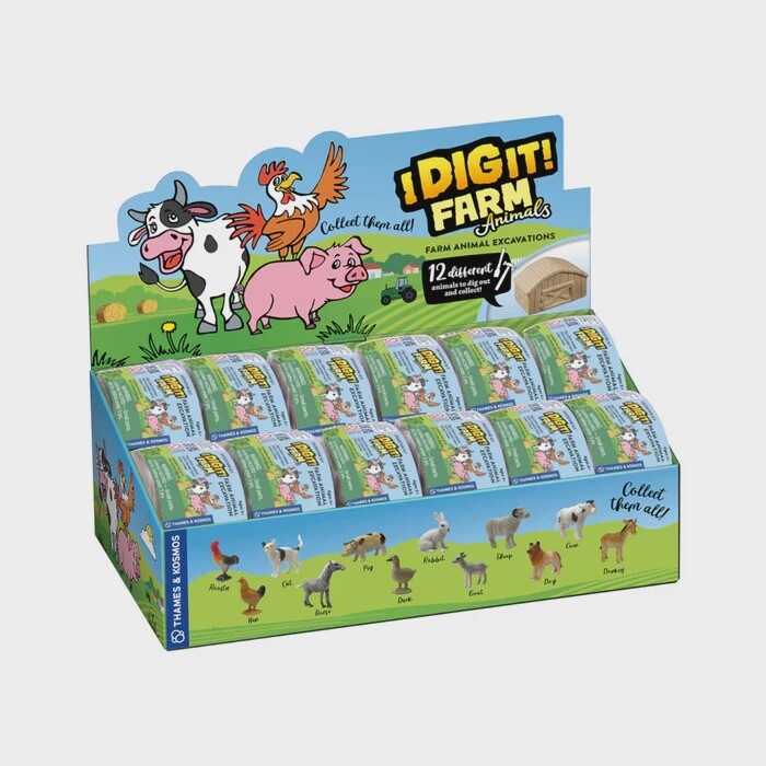 TK601669 I Dig It! Farm Animals (24-pc Display)
