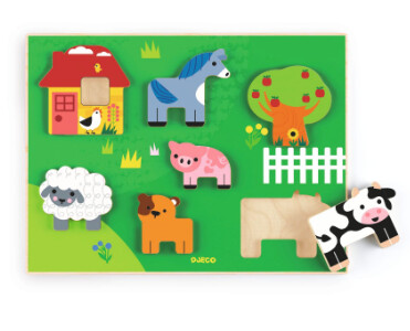 DJ01069 Wooden   / Farm Story / 7 pcs
