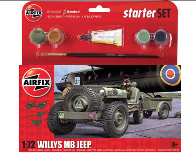 A55117A 1:72 Willys MB Jeep