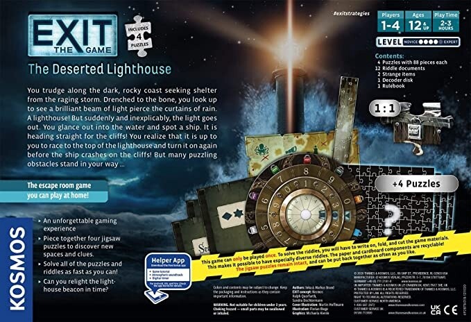 692878 EXIT: THE DESERTED LIGHTHOUSE (WITH PUZZLE)
