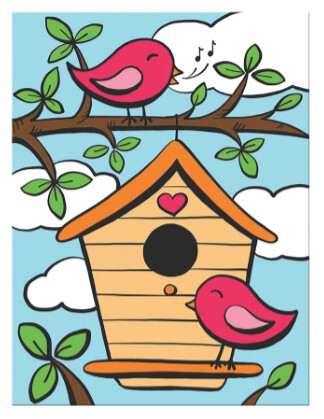 R-38682 My First PBN Singing Birds