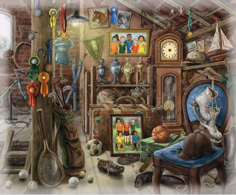 16881 ESCAPE The Attic 99pcs