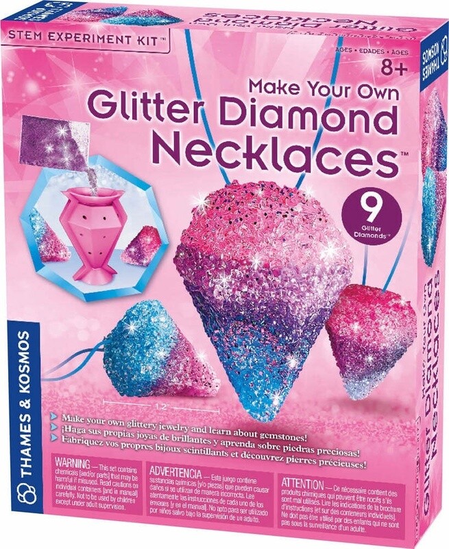 TK551107 Make Your Own Glitter Diamond Necklaces - 3L (EN/FR/ES)