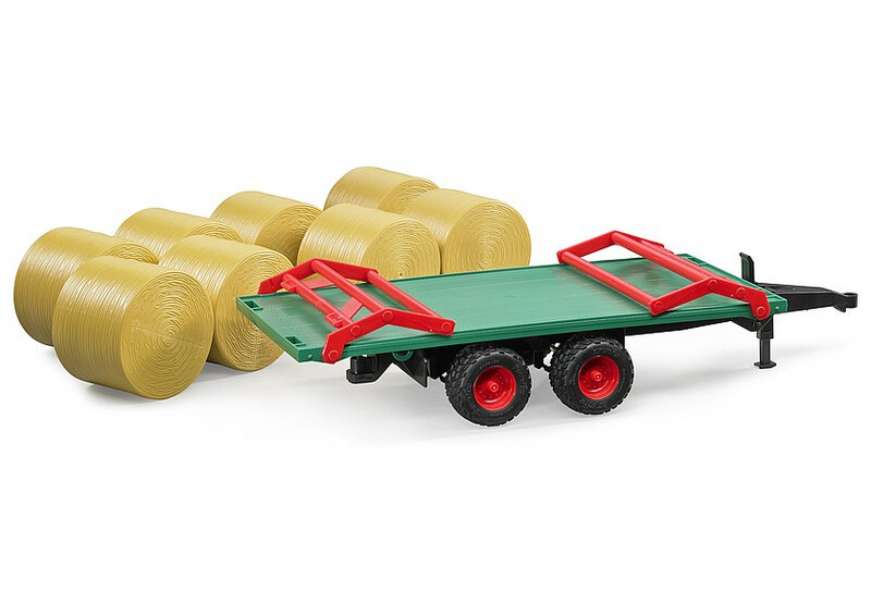 02220 Bale Transport Trailer with 8 Round Bales