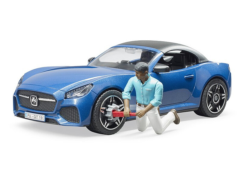 03481 BRUDER Roadster with driver