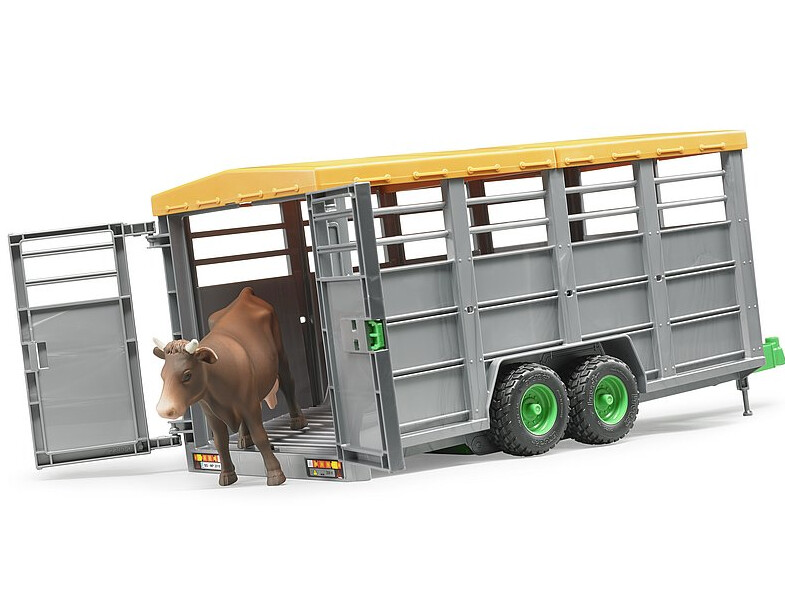 02227 Livestock trailer with 1 cow