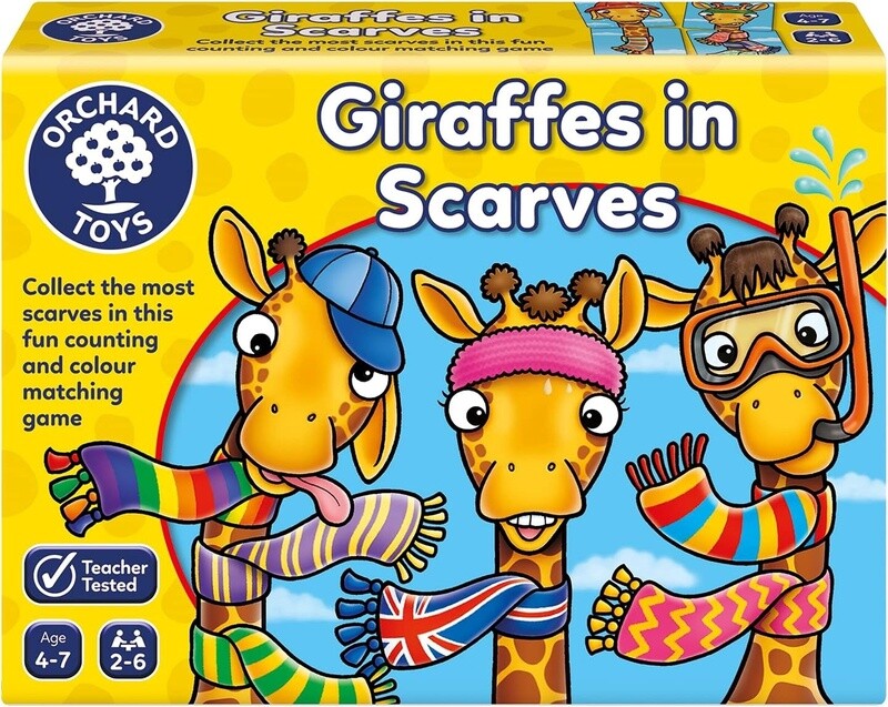 103789 GIRAFFES IN SCARVES (MULT)