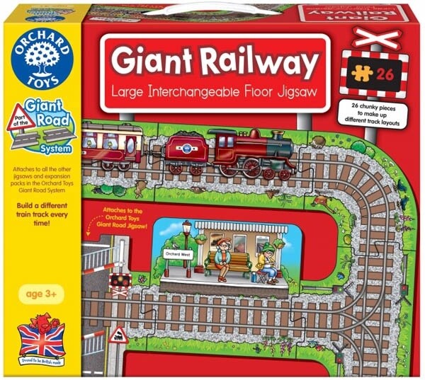 301758 GIANT RAILWAY JIGSAW PUZZLE (MULT)