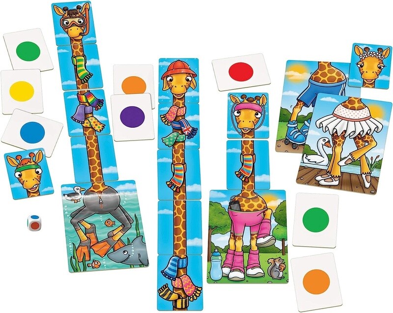 103789 GIRAFFES IN SCARVES (MULT)