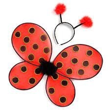 16300 Ladybug Wings &amp; Headband