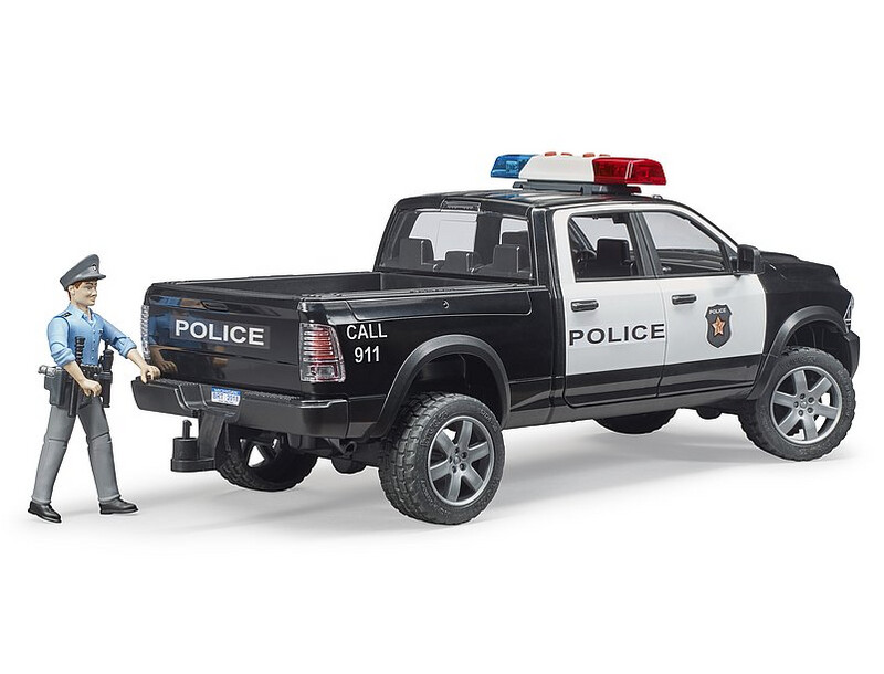 02505 Police Ram 2500 w Policem.