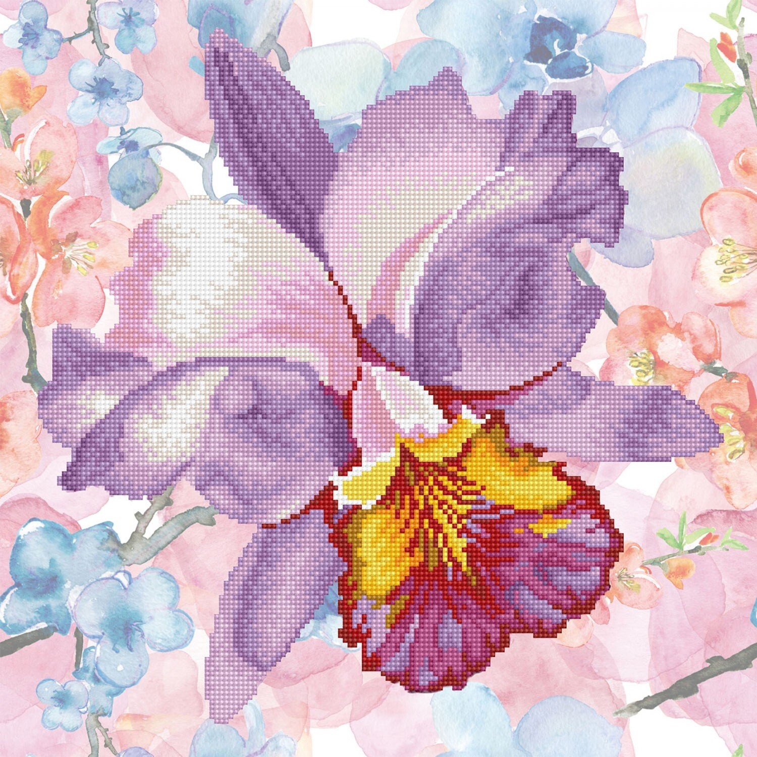 DD5 050 Sparkle Garden Mauve