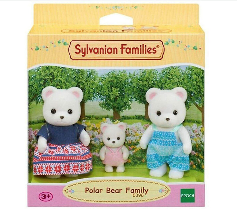 CC1893 SNOWFLUFF POLAR BEAR FAMILY