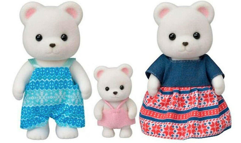 CC1893 SNOWFLUFF POLAR BEAR FAMILY