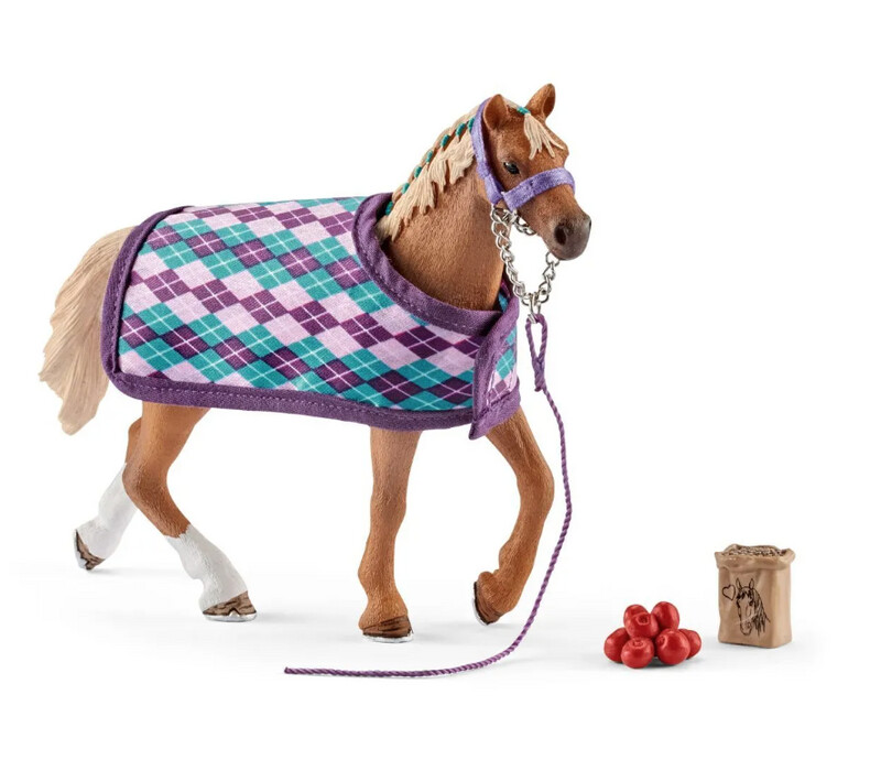 42360 English Thoroughbred with blanket