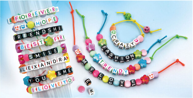 186341 MESSAGE BRACELET (MULT)