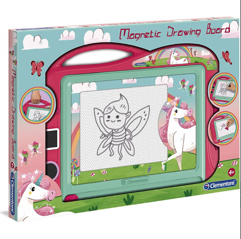 185696 MAGNETIC DRAWING BOARD - UNICORNS (MULT)
