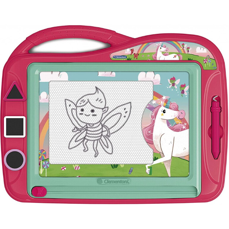 185696 MAGNETIC DRAWING BOARD - UNICORNS (MULT)