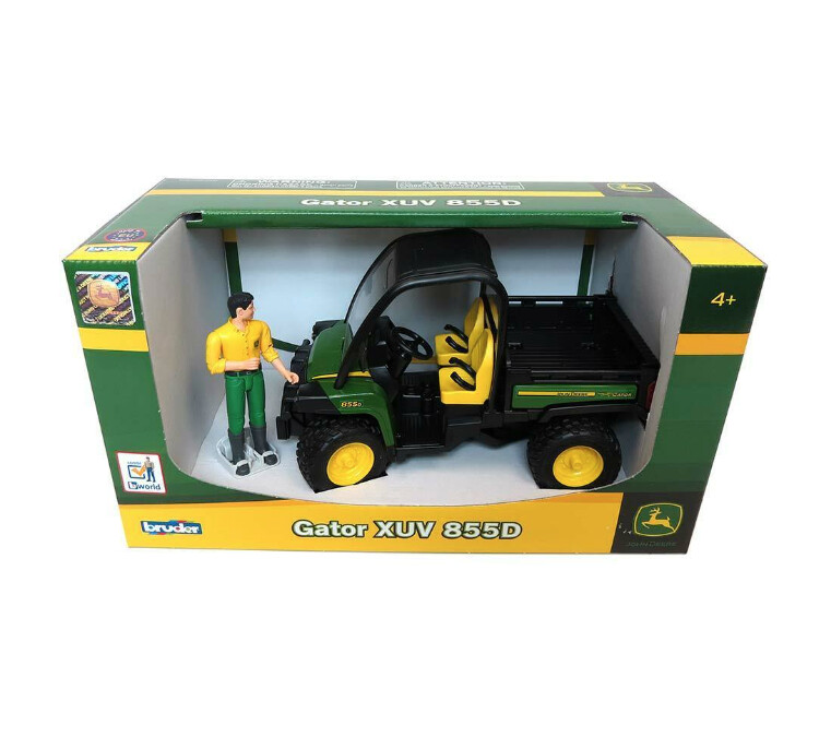 09812 John Deere Gator XUV 855D with driver