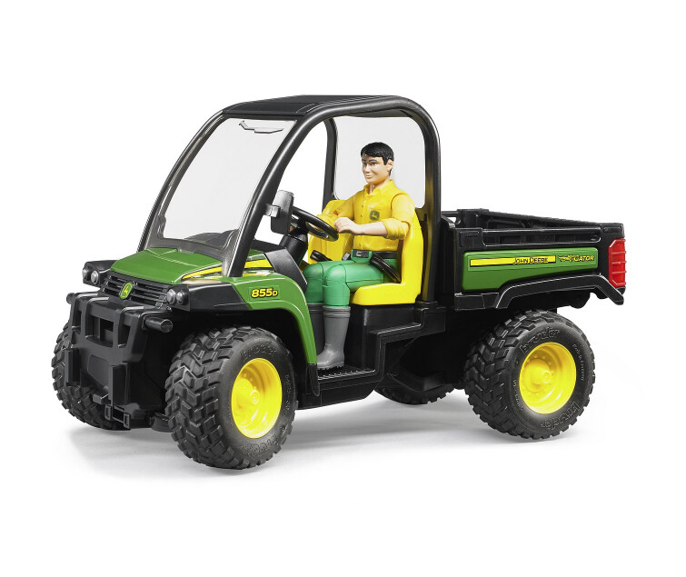 09812 John Deere Gator XUV 855D with driver