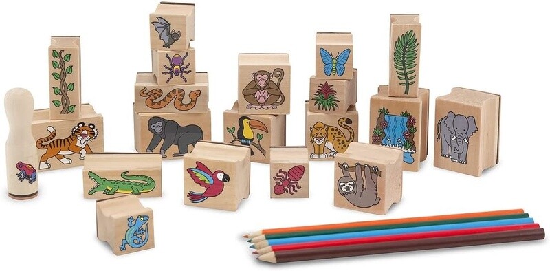 12423 Stamp-a-Scene - Rain Forest