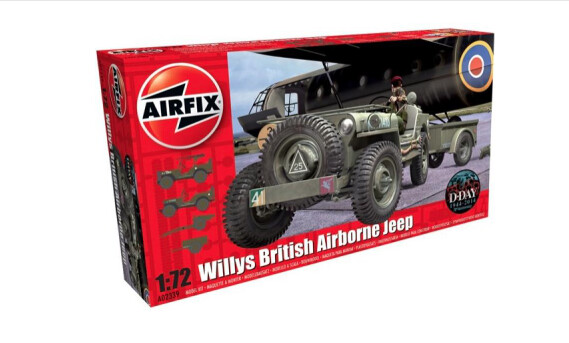 810-A02339 1/72 WILLYS JEEP  TRAILER  HOWI