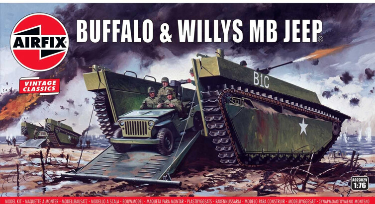 810-A02302V Buffalo Amphibian LVT  Jeep