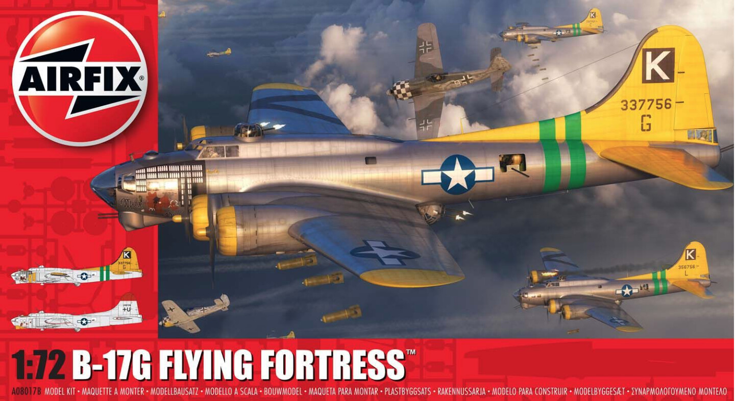 810-A08017B 1:72 Boeing B17G Flying Fortress