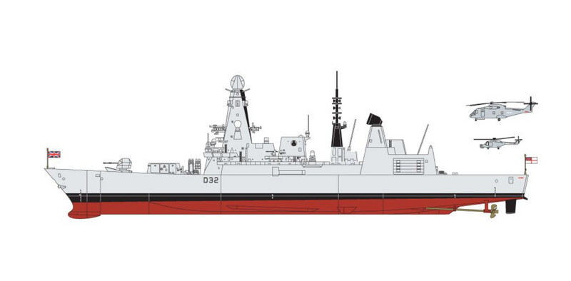 810-A12203 Type 45 Destroyer
