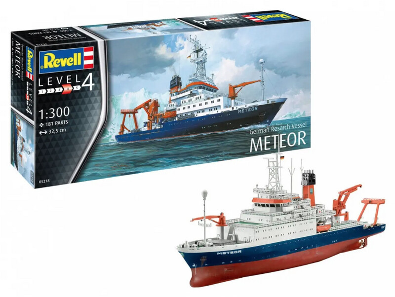 910-05218 1:300 German Research Vessel Meteor (6/ctn)