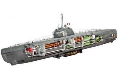 910-05078 1/144 U-Boat XXI Type w. Int