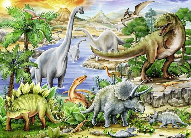 09621 Prehistoric Life 60 Pc