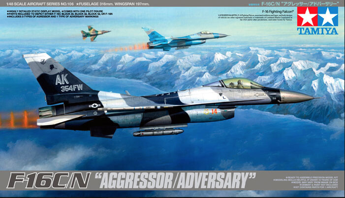 799-61106 1/48 F-16C/N AGRESSOR ADVERSARY