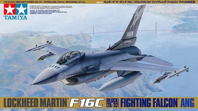 799-61101 1/48 LOCKHEED MARTIN F-16C BLOCK 25
