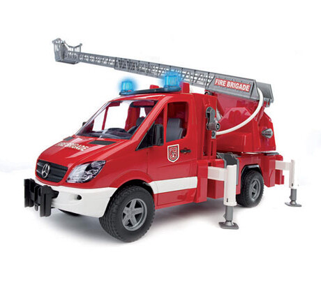 02532 MB Sprinter Fire Engine with Ladder Water Pump &amp;Light/Sound Module