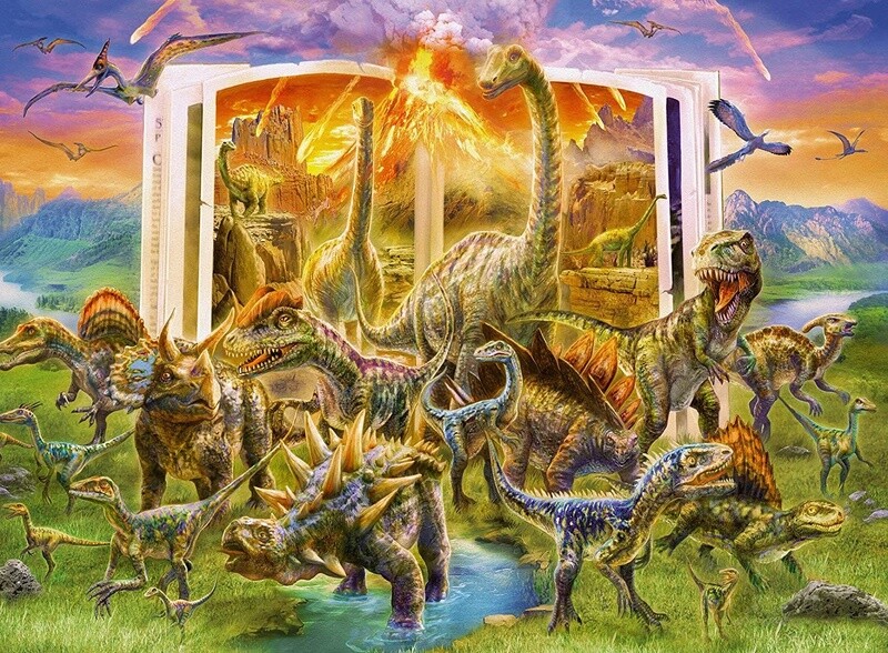 12905 Dino Dictionary 300pc XXL
