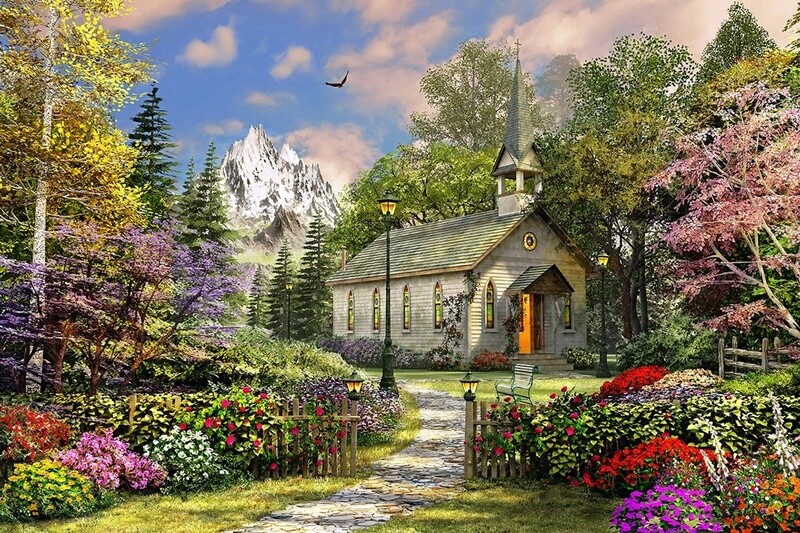 3301570 N 500PC PUZZLE-MOUNTAIN VIEW
