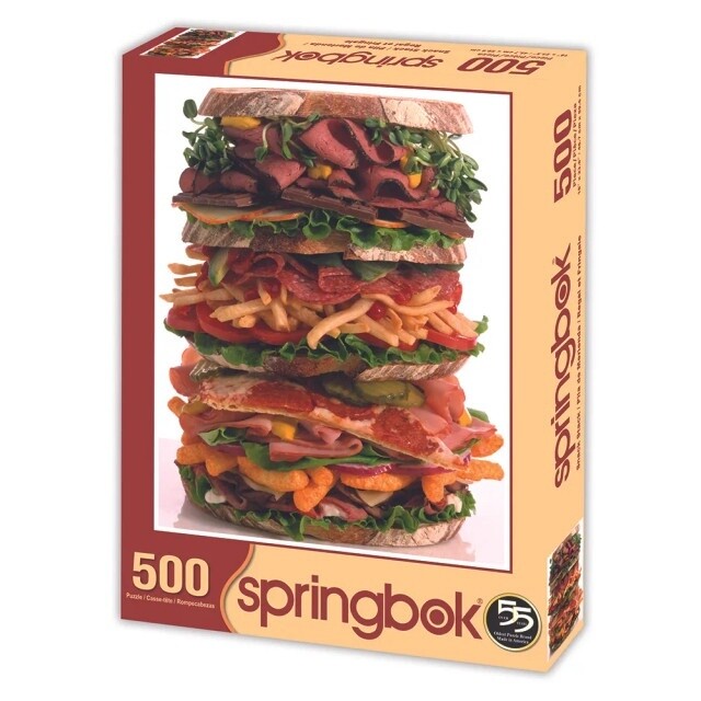 3301426 PD 500PC PUZZLE-SNACK STACK