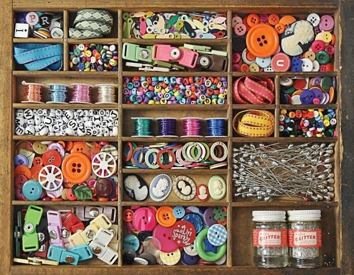 3301497 500PC PUZZLE-THE SEWING BOX