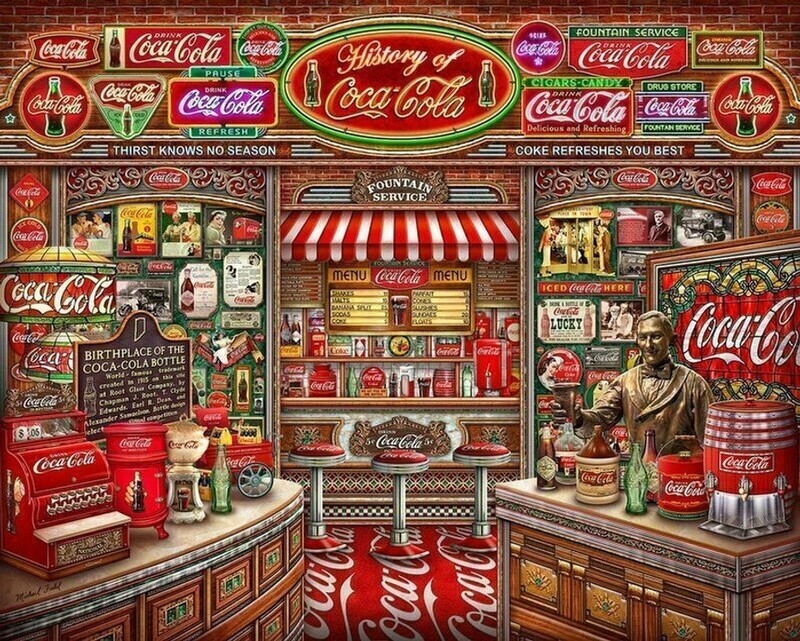 3310907 N 1000PC PUZZLE-COCA-COLA