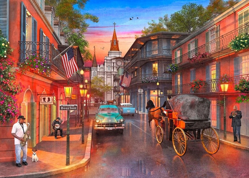 3310890 N 1000PC PUZZLE-BOURBON
