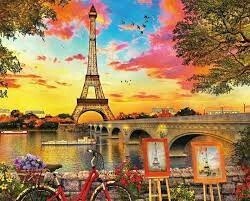 3310865 1000PC PUZZLE-PARIS SUNSET