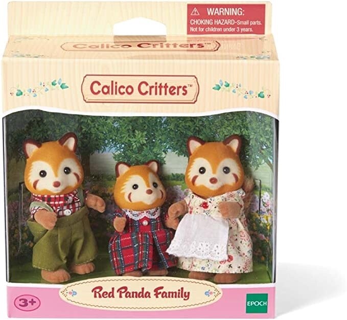 CF1492 BL RED PANDA FAMILY CALICO CRITTERS
