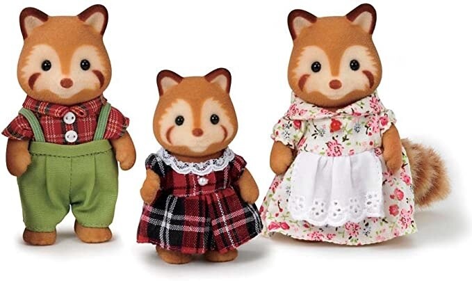 CF1492 BL RED PANDA FAMILY CALICO CRITTERS
