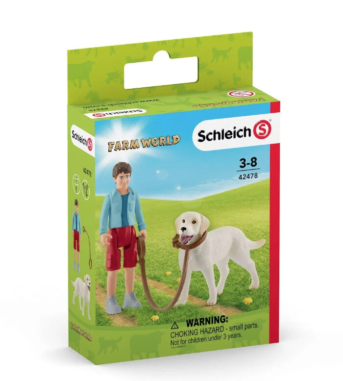 42478 FARM WORLD - WALKING WITH LABRADOR RETRIEVER (5)