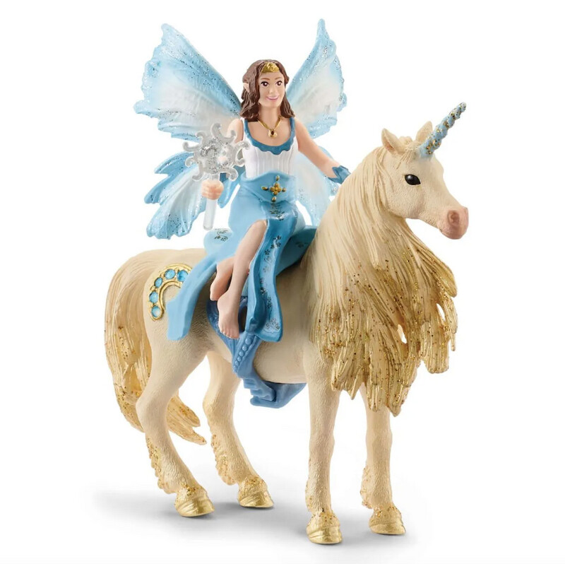 42508 Eyela riding on golden unicorn