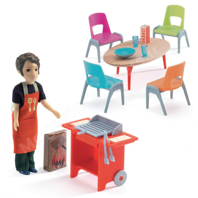 DJ07829 Doll's houses - Barbecue and accessories