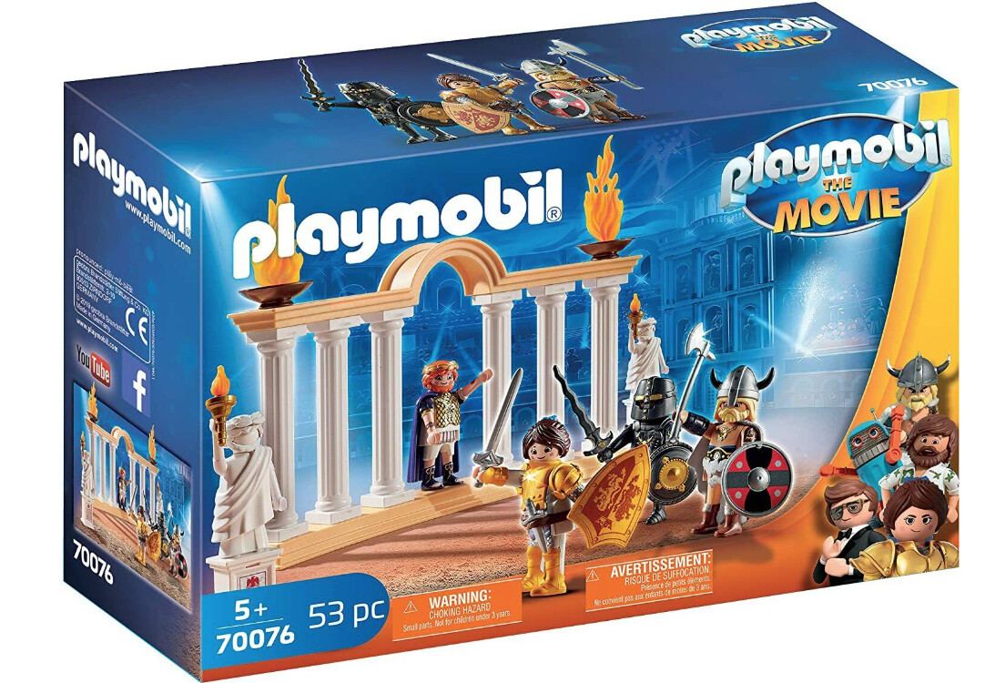 70076 PLAYMOBIL: THE MOVIE Emperor Maximus in the Colosseum